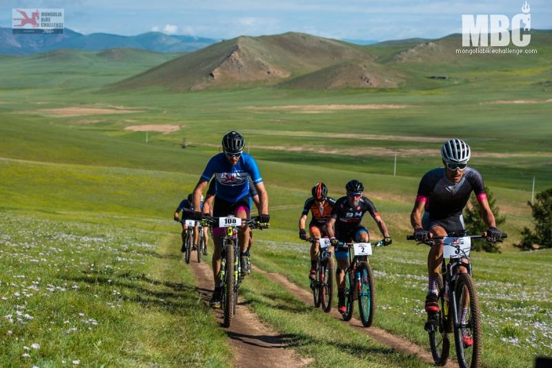 Stage 2 Mongolia Bike Challenge 2018 Leader