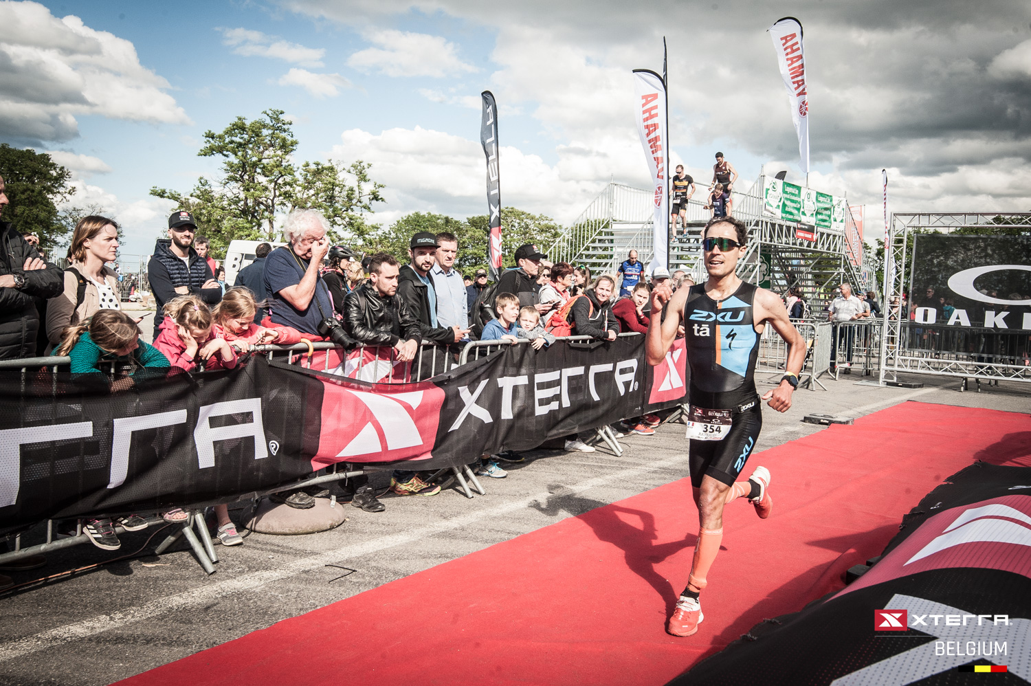 xterra belgium nicolas raybaud à l'arrivée