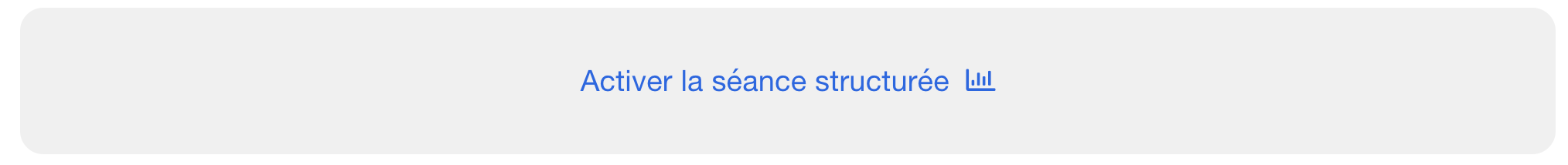 activer la seance structuree nolio