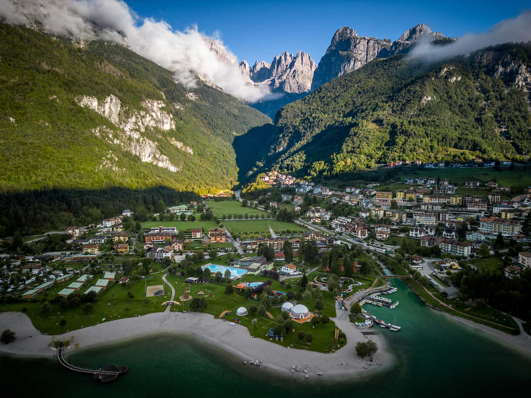 landscape of molveno